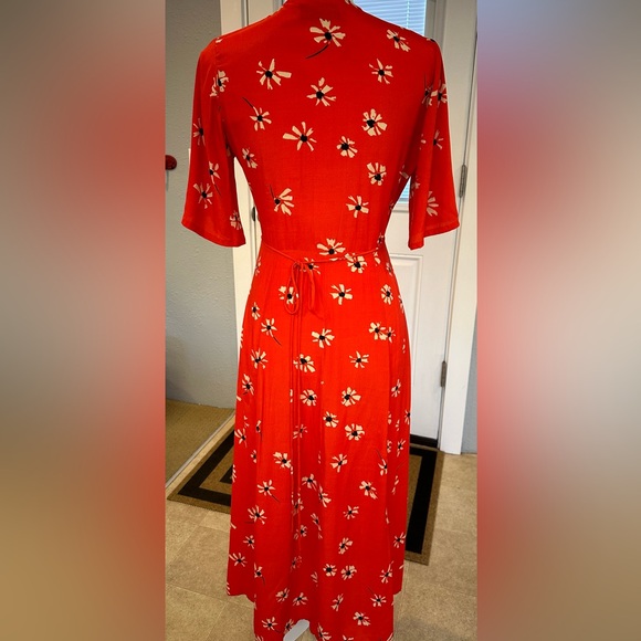 FAITHFUL THE BRAND Anthropologie Wrap Dress Short Sleeve - Picture 5 of 9